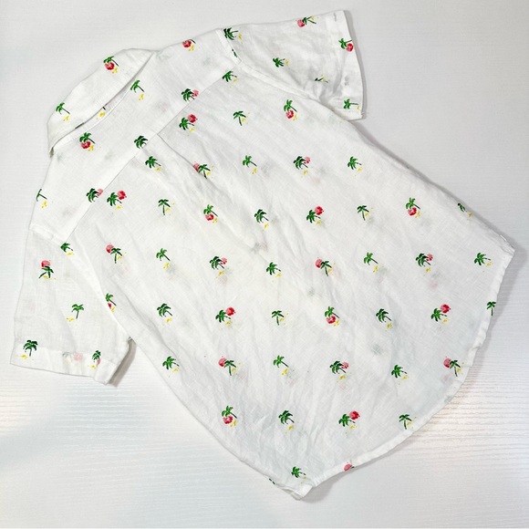 Janie and Jack Palm Tree Linen Shirt - Picture 6 of 12